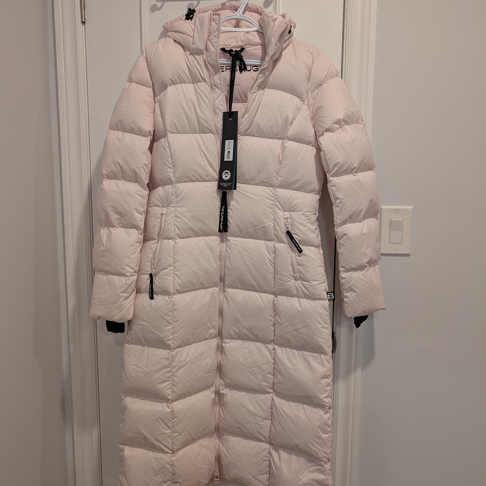 BNWT Aritzia Supersnug Puff, Long, Mochi Pink, Medium - Picture 2 of 6